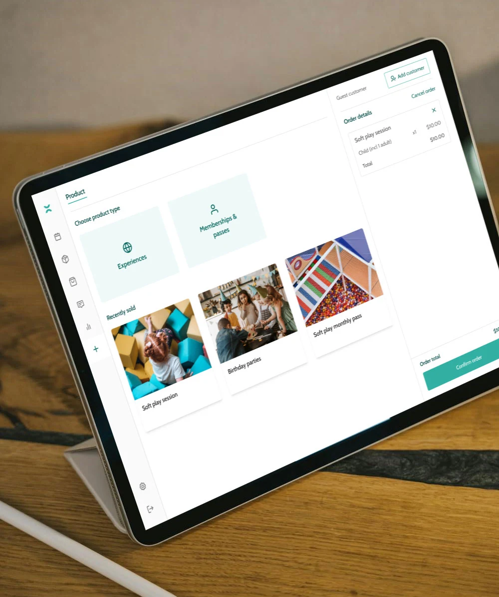 The online dashboard on Beyonk's ticketing system